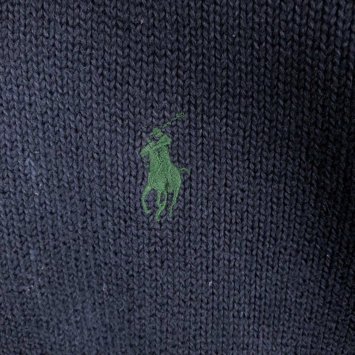 Ralph Lauren/ラルフローレン POLO by Ralph Lauren コットンニットハーフボタンセーター