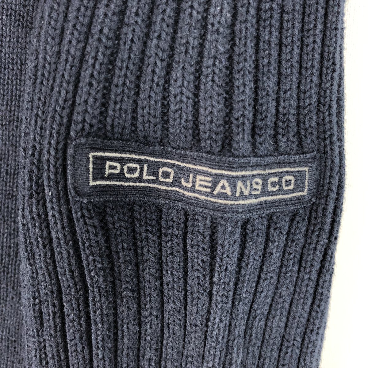 古着 90～00年代 ラルフローレン Ralph Lauren POLO JEANS COMPANY ロールネック リブ編み コットンニットセーター メンズM相当 /eaa645928 【中古】 【260520】 【GR-NV】