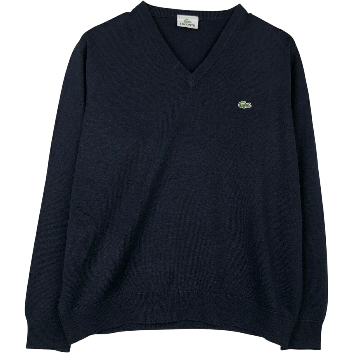 LACOSTE/ラコステ Vネック ウールニットセーター
