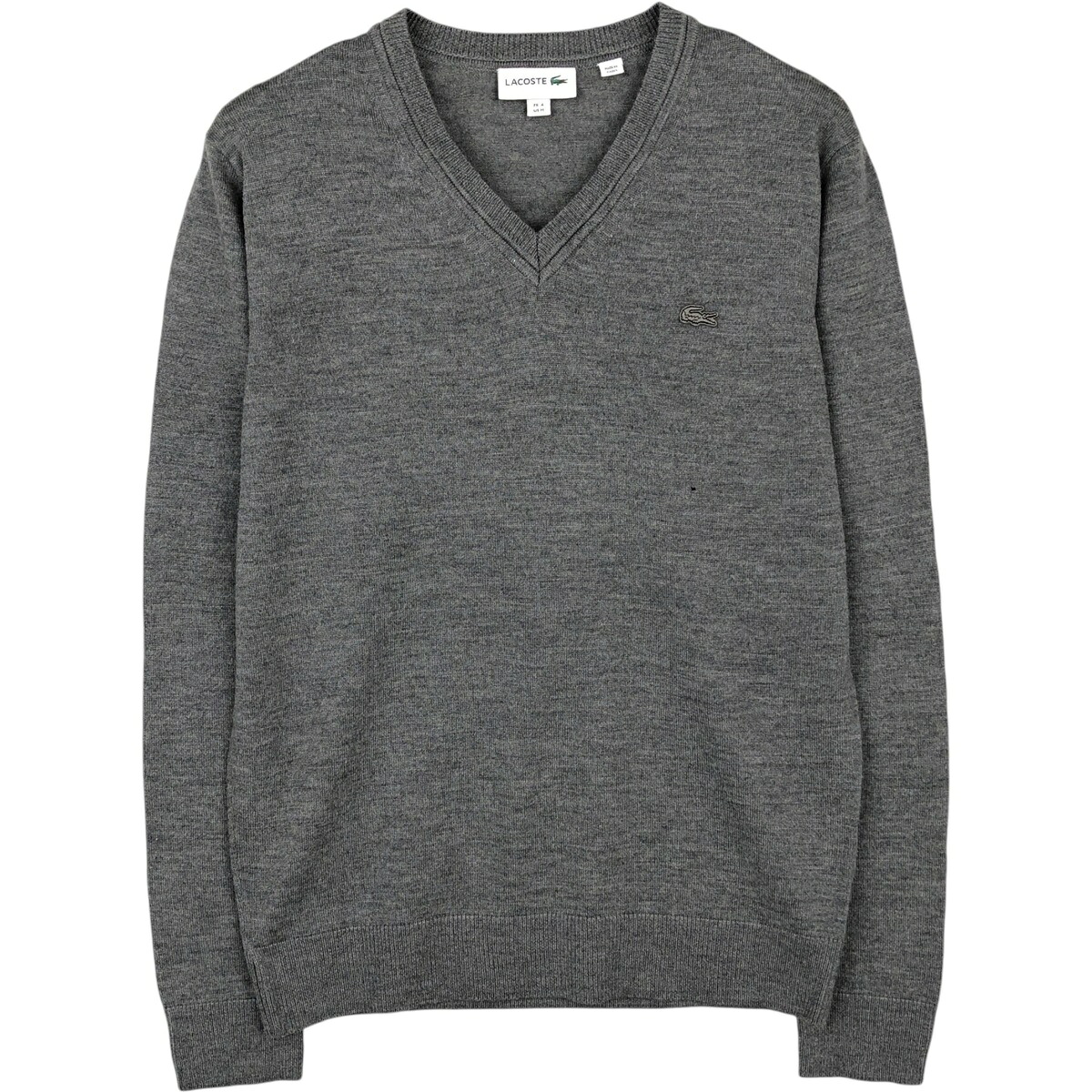 LACOSTE/ラコステ Vネック ウールニットセーター