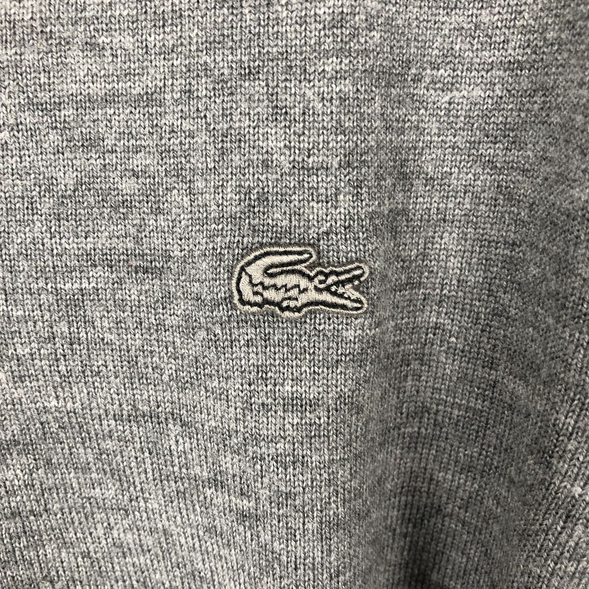 古着 ラコステ LACOSTE Vネック ウールニットセーター メンズM相当 /eaa645940 【中古】 【260629】