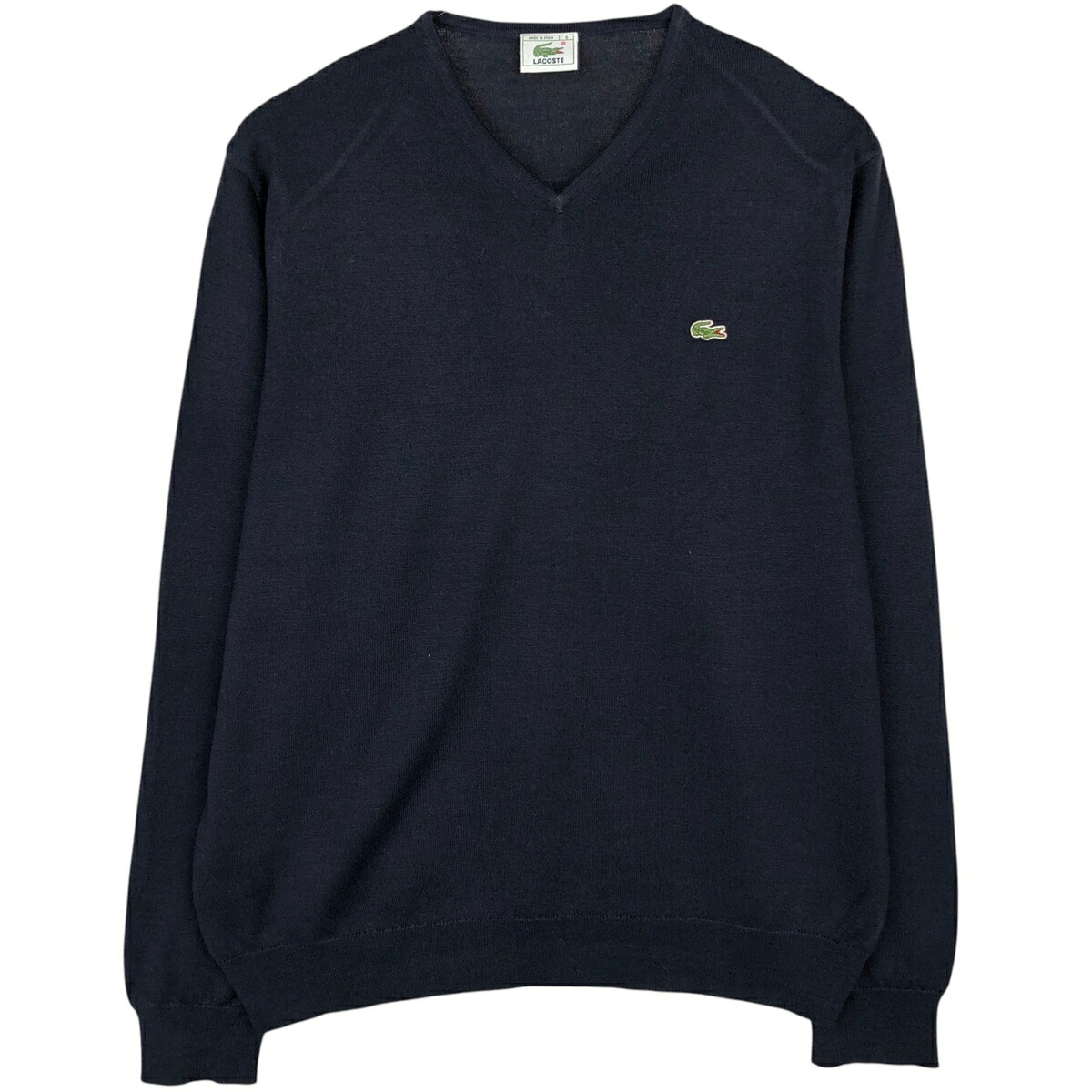 LACOSTE/ラコステ Vネック ウールニットセーター
