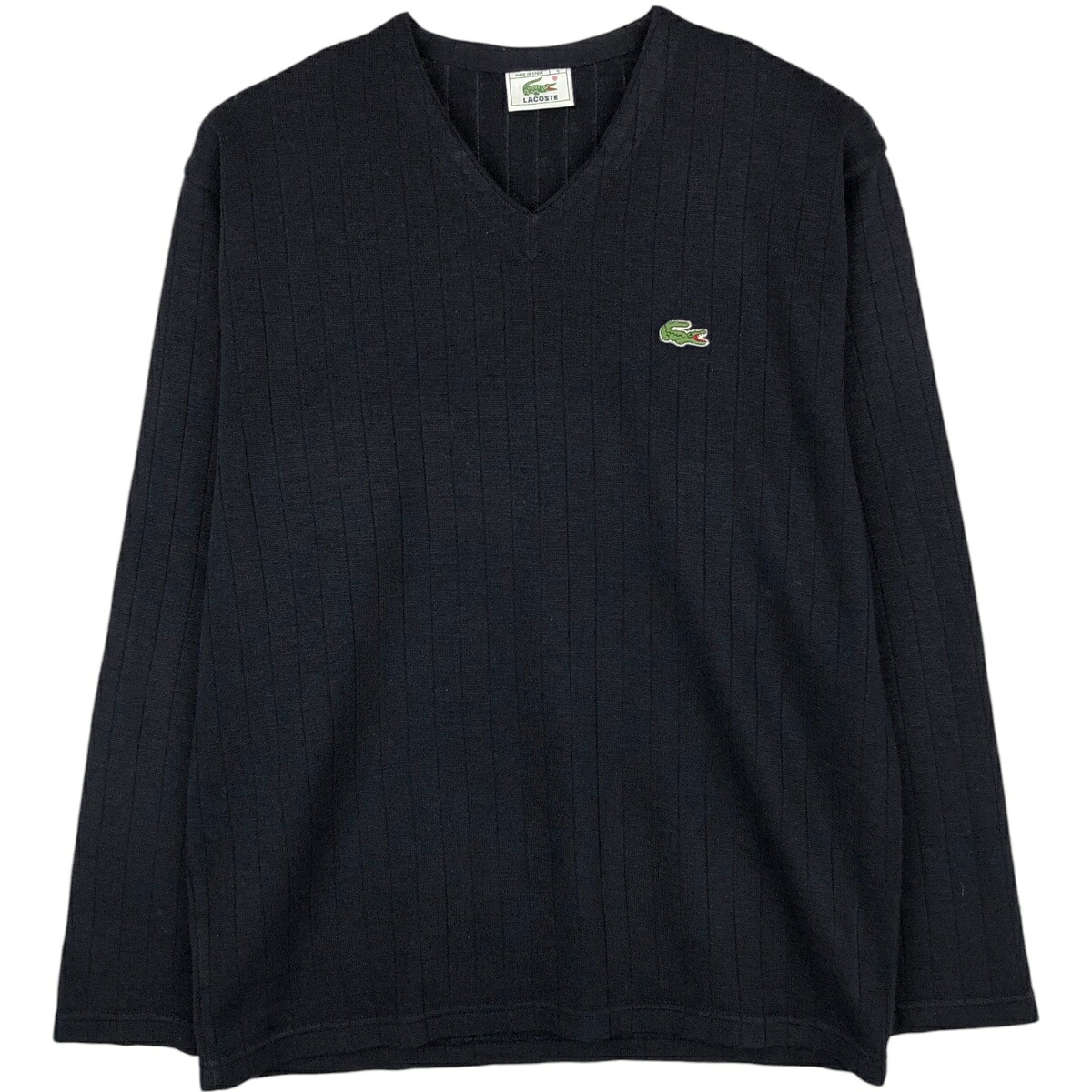 LACOSTE/ラコステ Vネック ウールニットセーター