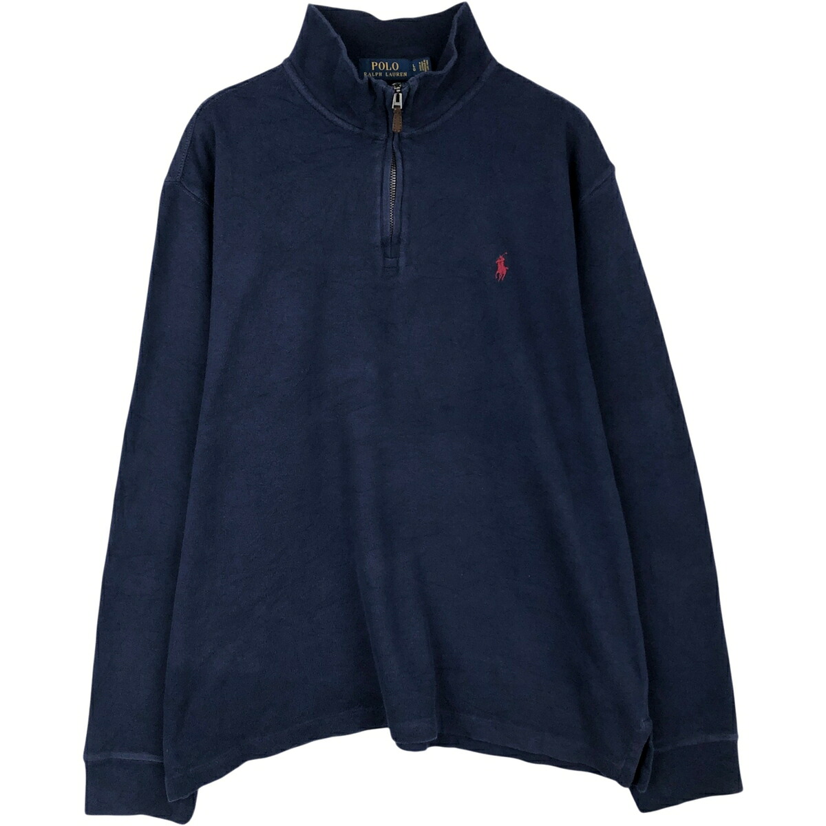 Ralph Lauren/ラルフローレン POLO RALPH LAUREN ESTATE RIB コットンニットハーフジップセーター