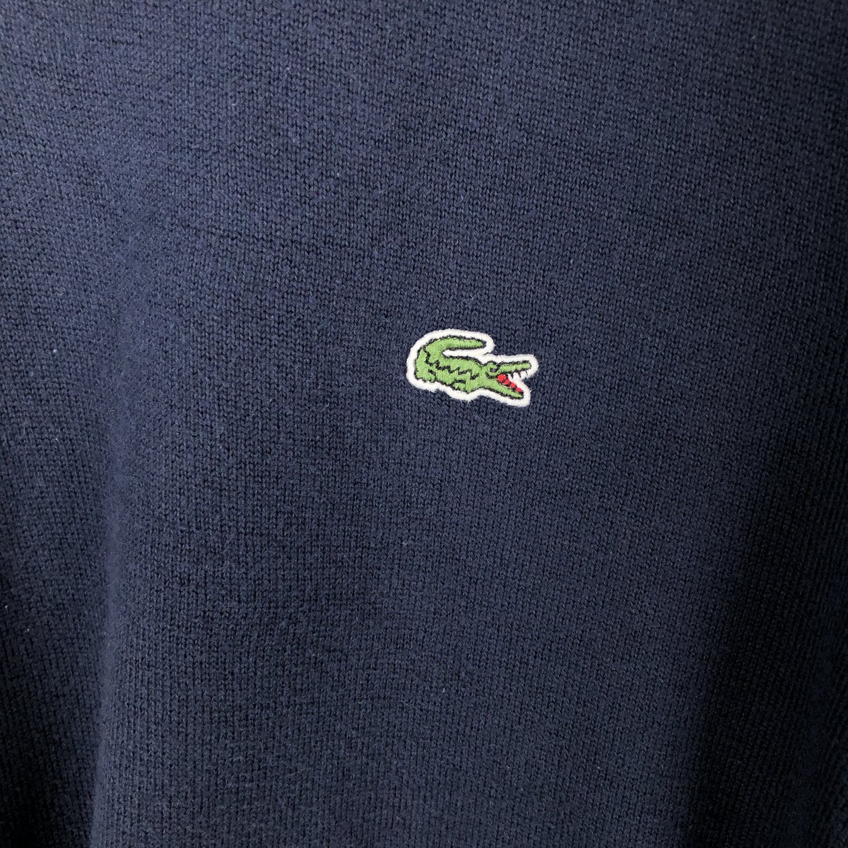 古着 ラコステ LACOSTE フランス企画 コットンニットハーフジップセーター 6 メンズXL相当 /eaa645957 【中古】 【260531】