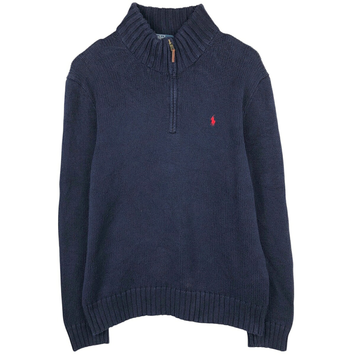 Ralph Lauren/ラルフローレン POLO by Ralph Lauren コットンニットハーフジップセーター