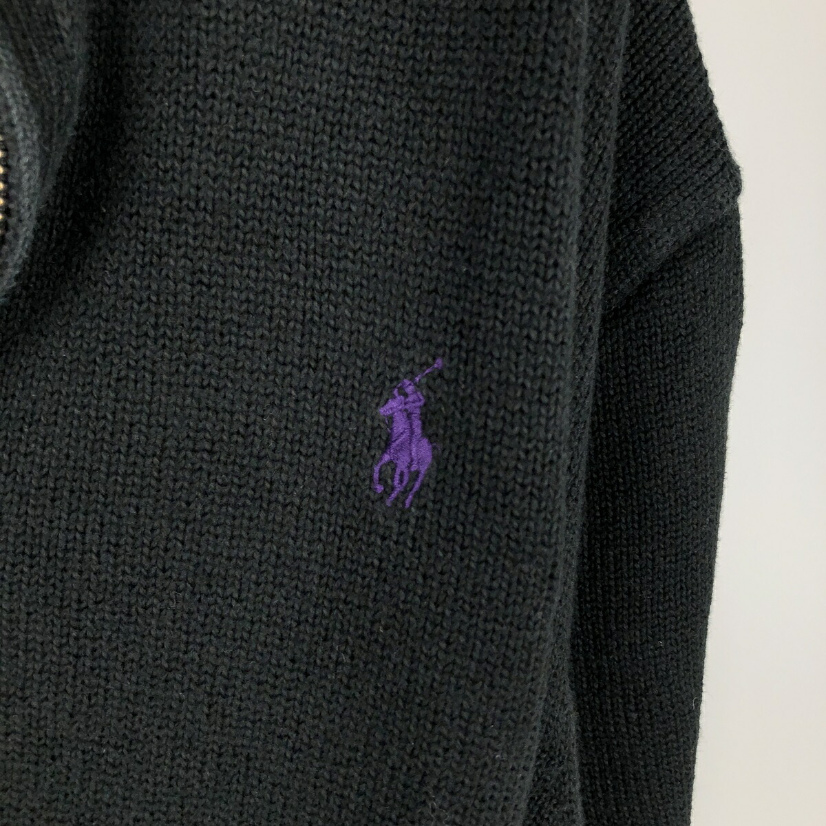 古着 ラルフローレン Ralph Lauren POLO RALPH LAUREN コットンニットハーフジップセーター メンズL相当 /eaa645961 【中古】 【260531】