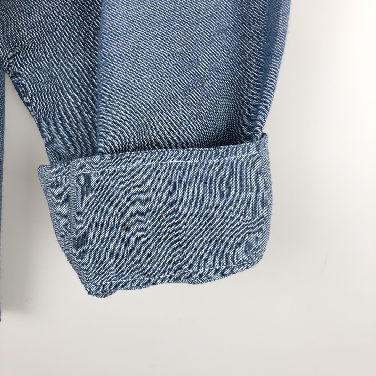 古着 70年代 ビッグヤンク BIG YANK 長袖 シャンブレーシャツ メンズL相当 ヴィンテージ /eaa647033 【中古】 【260601】