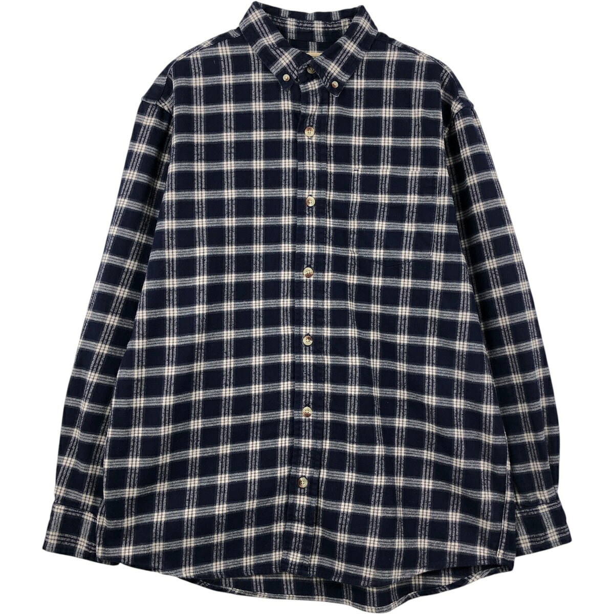 RED HEAD/レッドヘッド 長袖 ボタンダウン ヘビーネルチェックシャツ