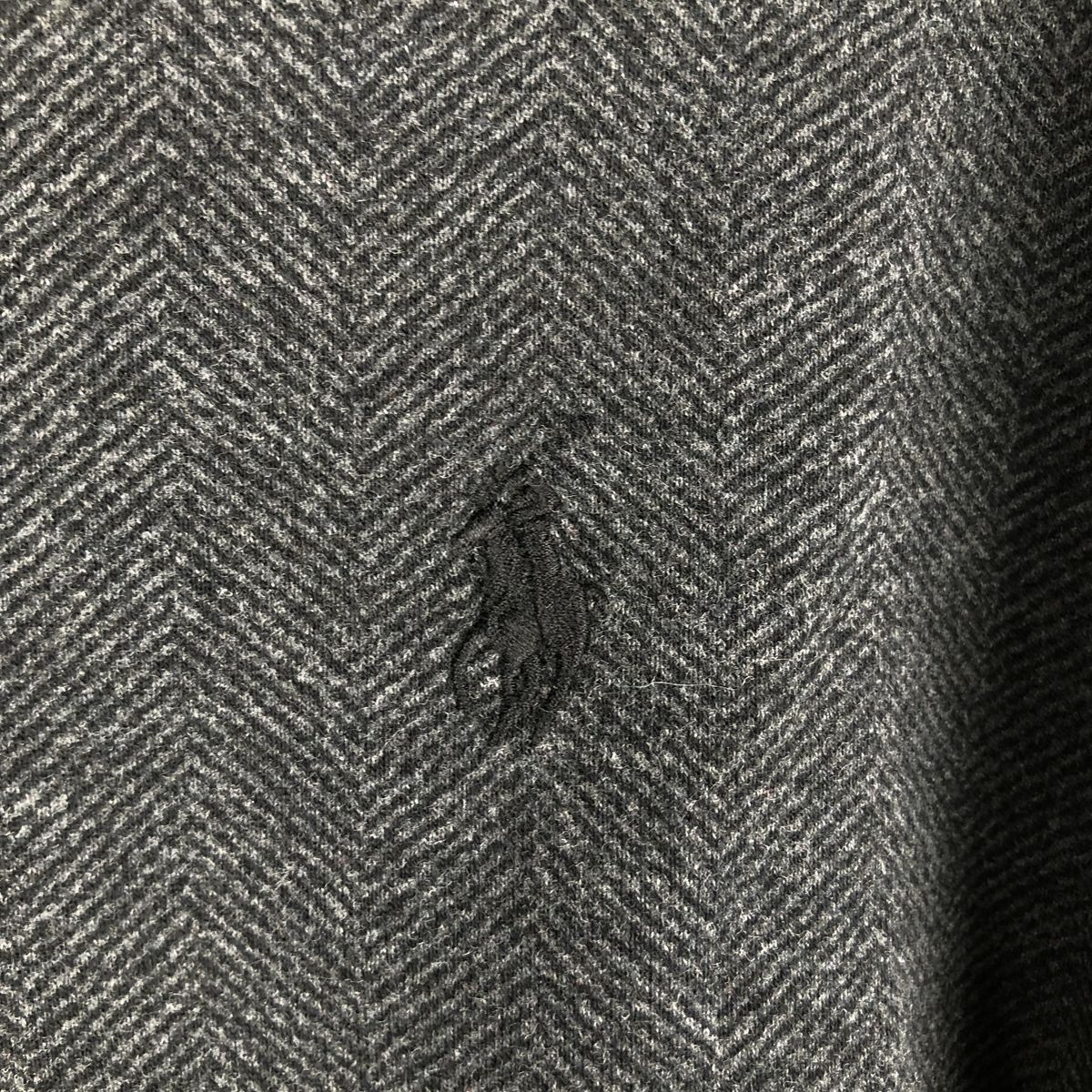 古着 ラルフローレン Ralph Lauren POLO RALPH LAUREN ヘリンボーン ハーフジップスウェットシャツ トレーナー メンズXL相当 /eaa647553 【中古】 【260601】