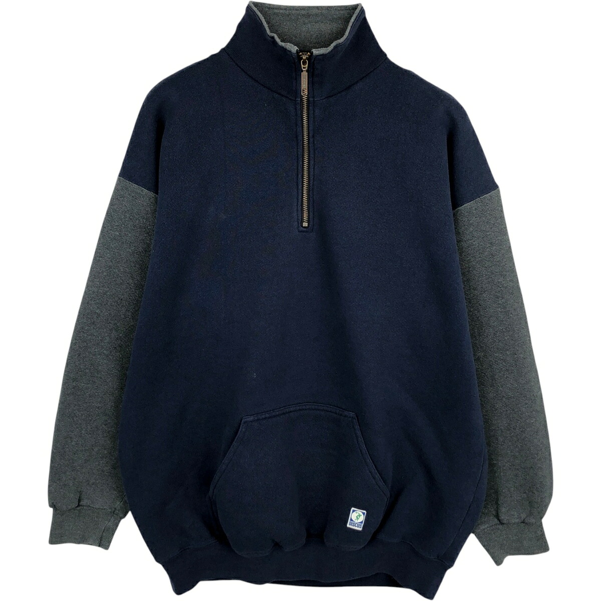 VISDISCUS ATHLETIC/ディスカスアスレチック ハーフジップスウェットシャツ トレーナー