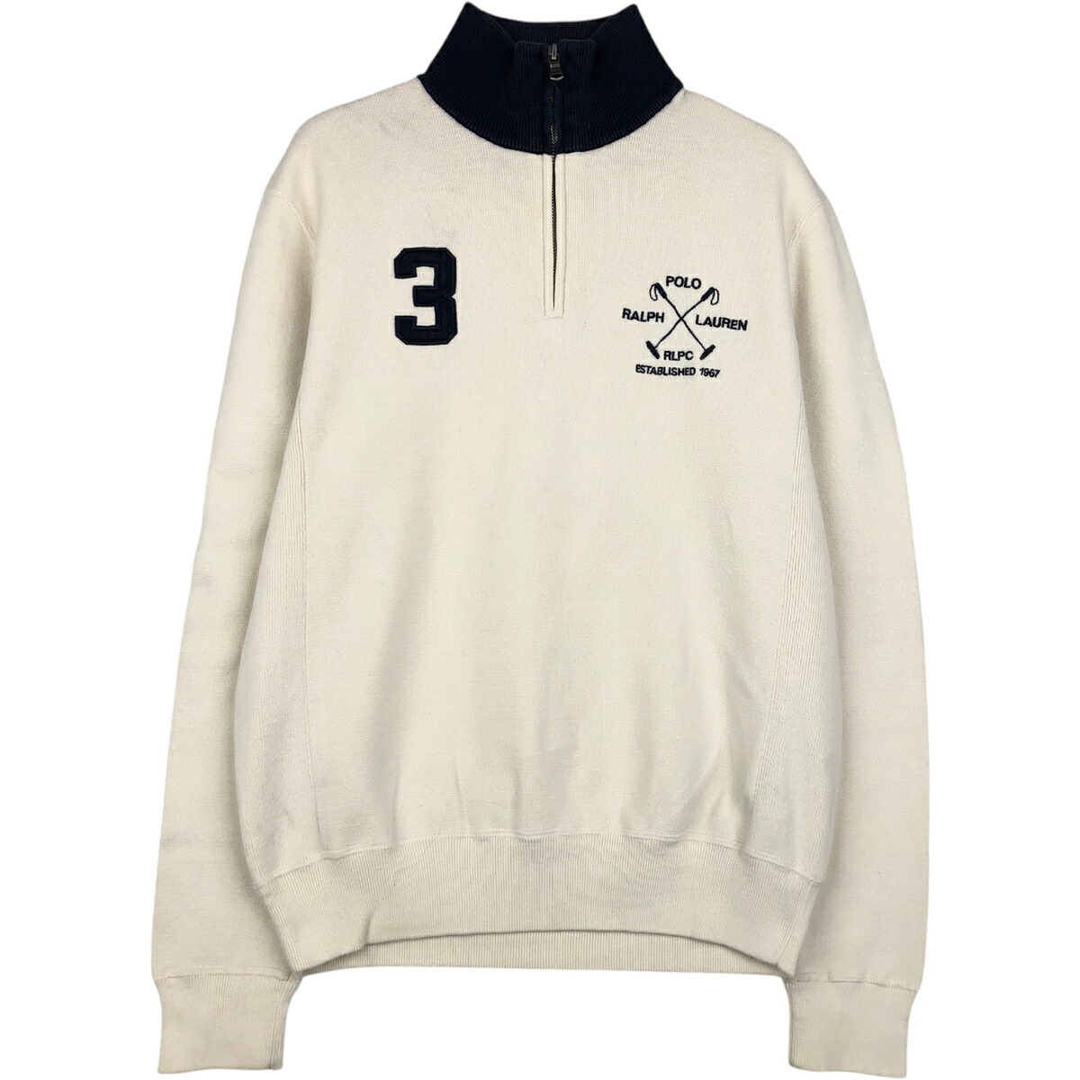 Ralph Lauren/ラルフローレン POLO by Ralph Lauren EXCLUSIVE OF DECORATION ハーフジップスウェットシャツ トレーナー