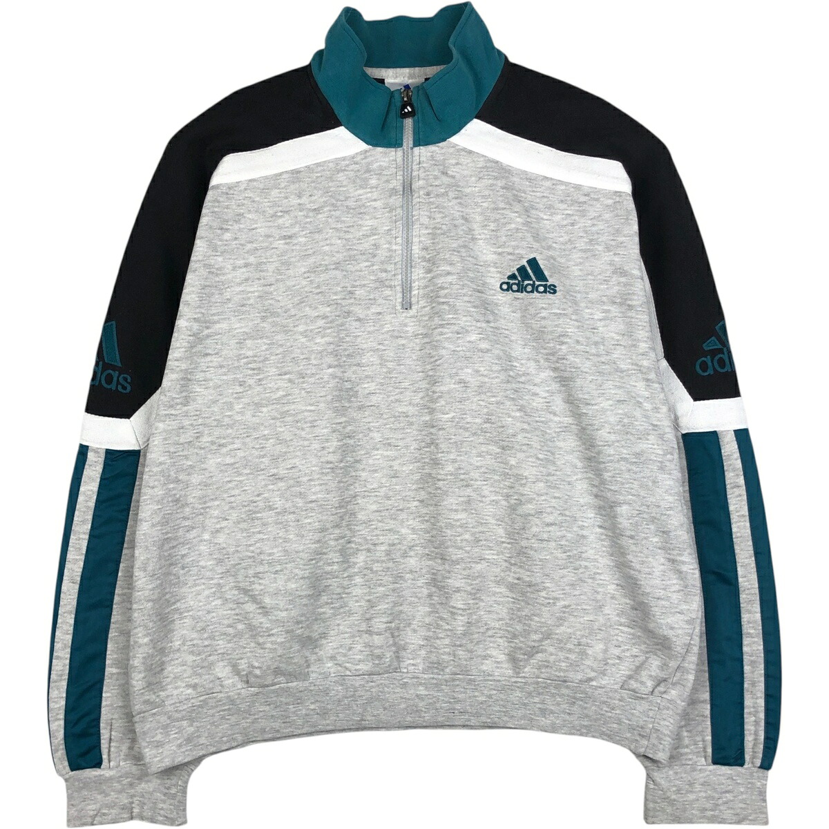 adidas/アディダス ハーフジップスウェットシャツ トレーナー