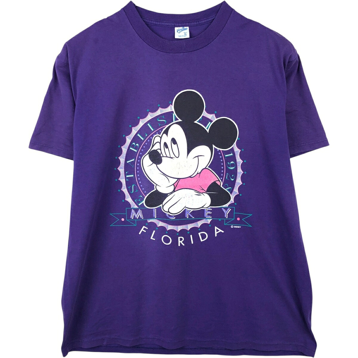VELVA SHEEN/ベルバシーン MICKEY MOUSE ミッキーマウス キャラクタープリントTシャツ