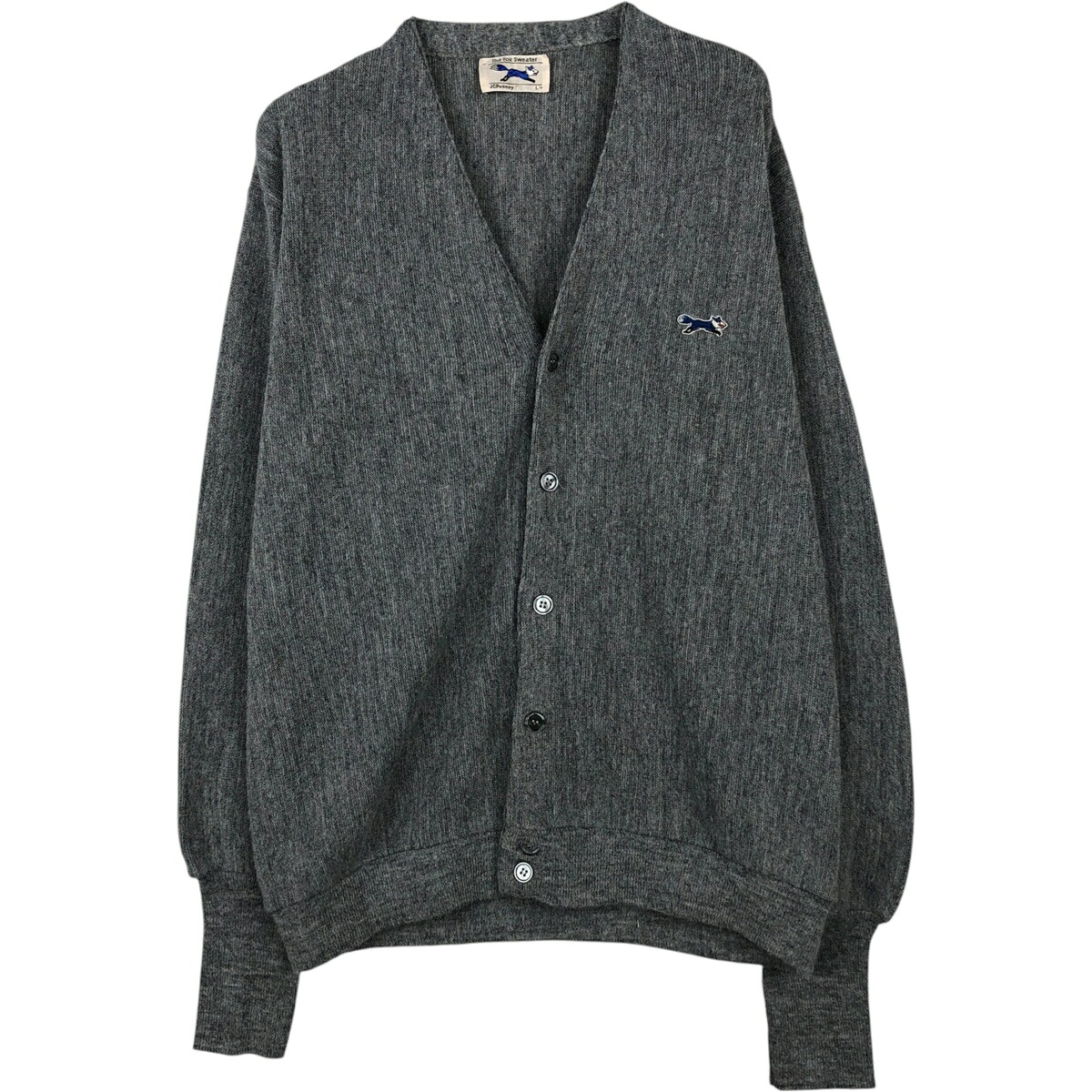 J.C.Penney/ジェイシーペニー THE FOX Sweater アクリルニットカーディガン