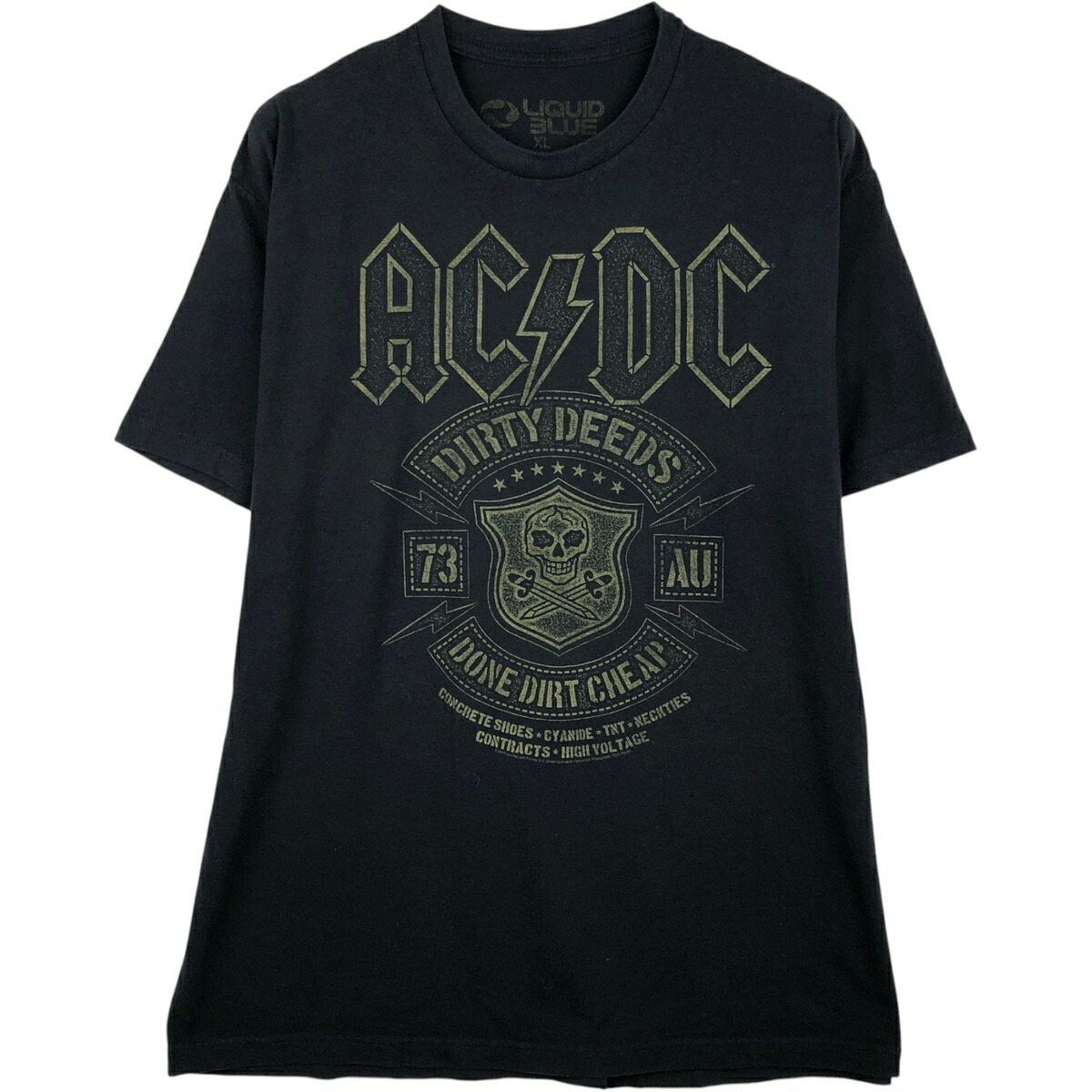 LIQUID BLUE/リキッドブルー AC/DC エーシーディーシー バンドTシャツ バンT