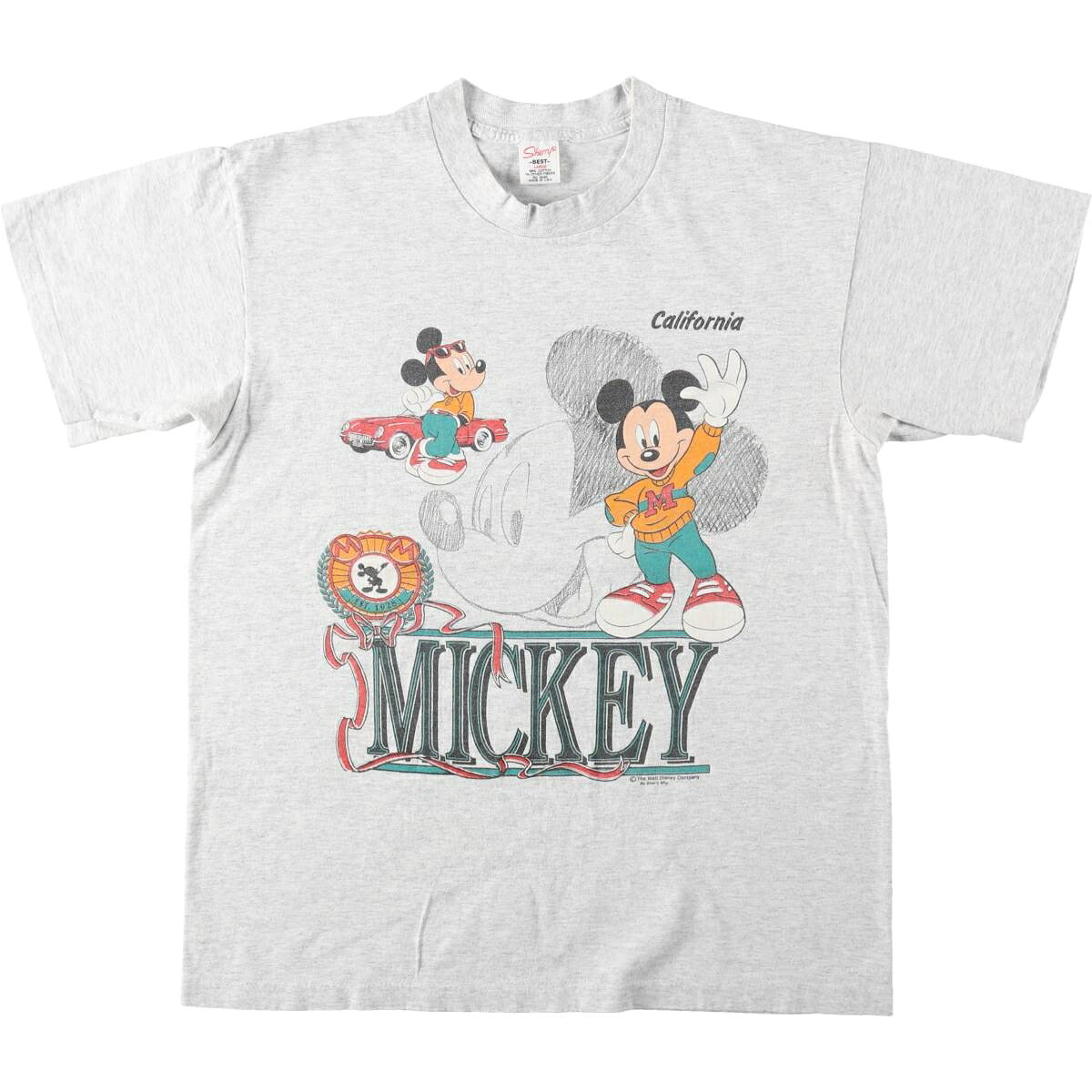 SHERRY'S/シェリーズ MICKEY MOUSE ミッキーマウス キャラクタープリントTシャツ
