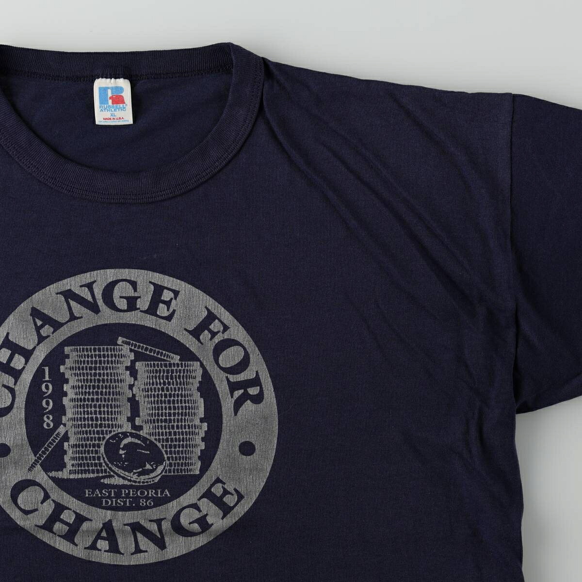 古着 90年代 ラッセル Russell プリントTシャツ USA製 メンズXL相当 ヴィンテージ /eaa642303 【中古】 【260827】