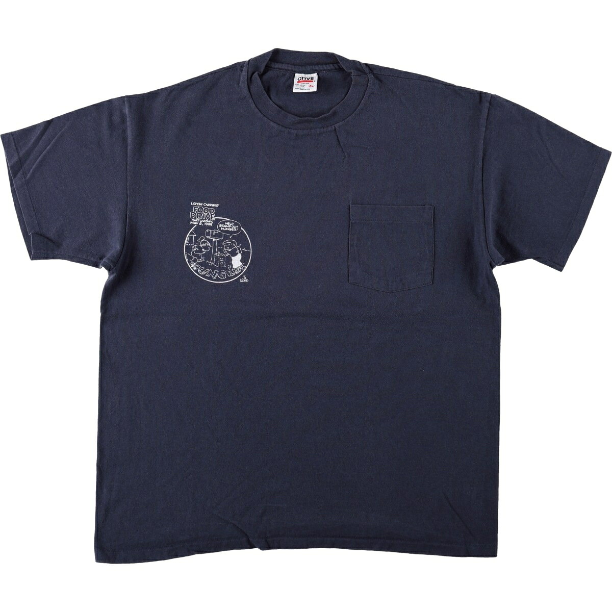 Anvil/アンビル Stamp Out Hunger National Food Drive プリントTシャツ