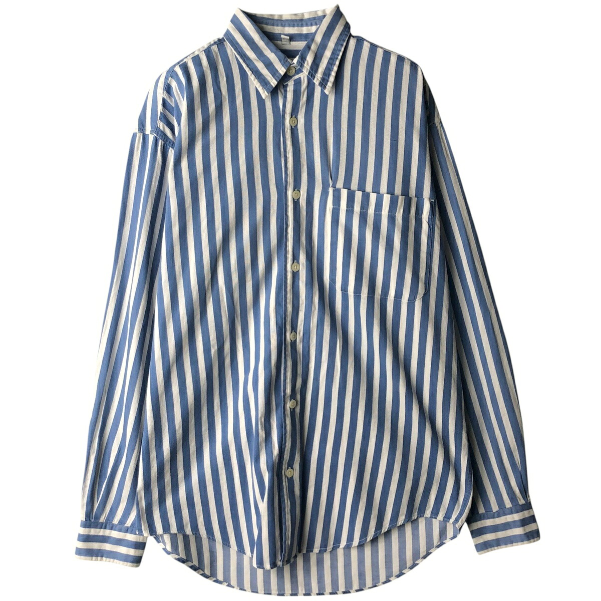 ARMANI/アルマーニ JEANS 長袖 コットンストライプシャツ