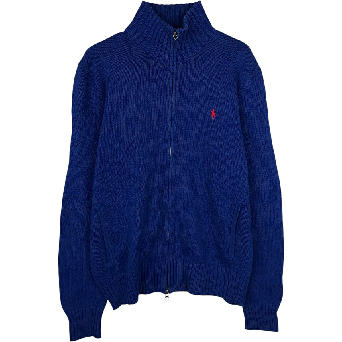 Ralph Lauren/ラルフローレン POLO by Ralph Lauren コットンニットフルジップセーター