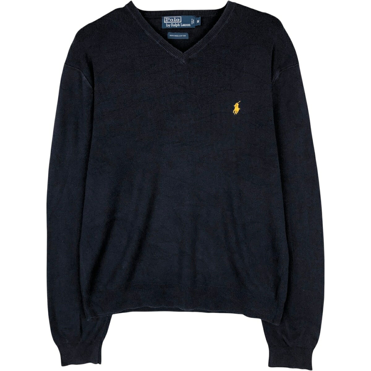 Ralph Lauren/ラルフローレン POLO by Ralph Lauren Vネック ピマコットンニットセーター