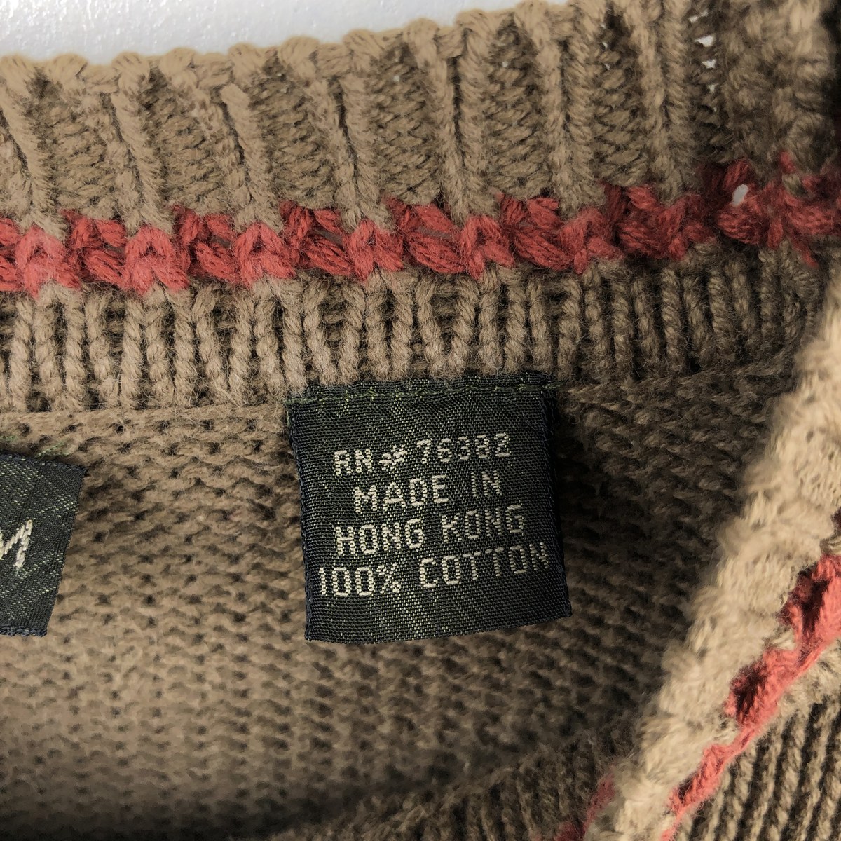 古着 90年代 ティンバーランド Timberland WEATHERGEAR コットンニットセーター メンズM相当 ヴィンテージ /eaa654411 【中古】 【260820】