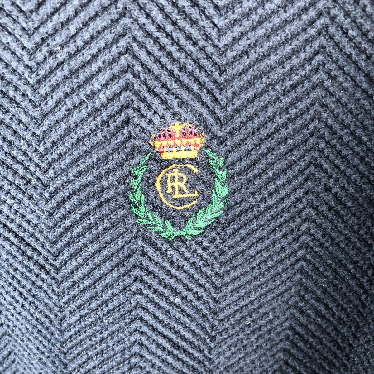 古着 ラルフローレン Ralph Lauren CHAPS チャップス ヘリンボーン コットンニットセーター メンズL相当 /eaa654429 【中古】 【260829】