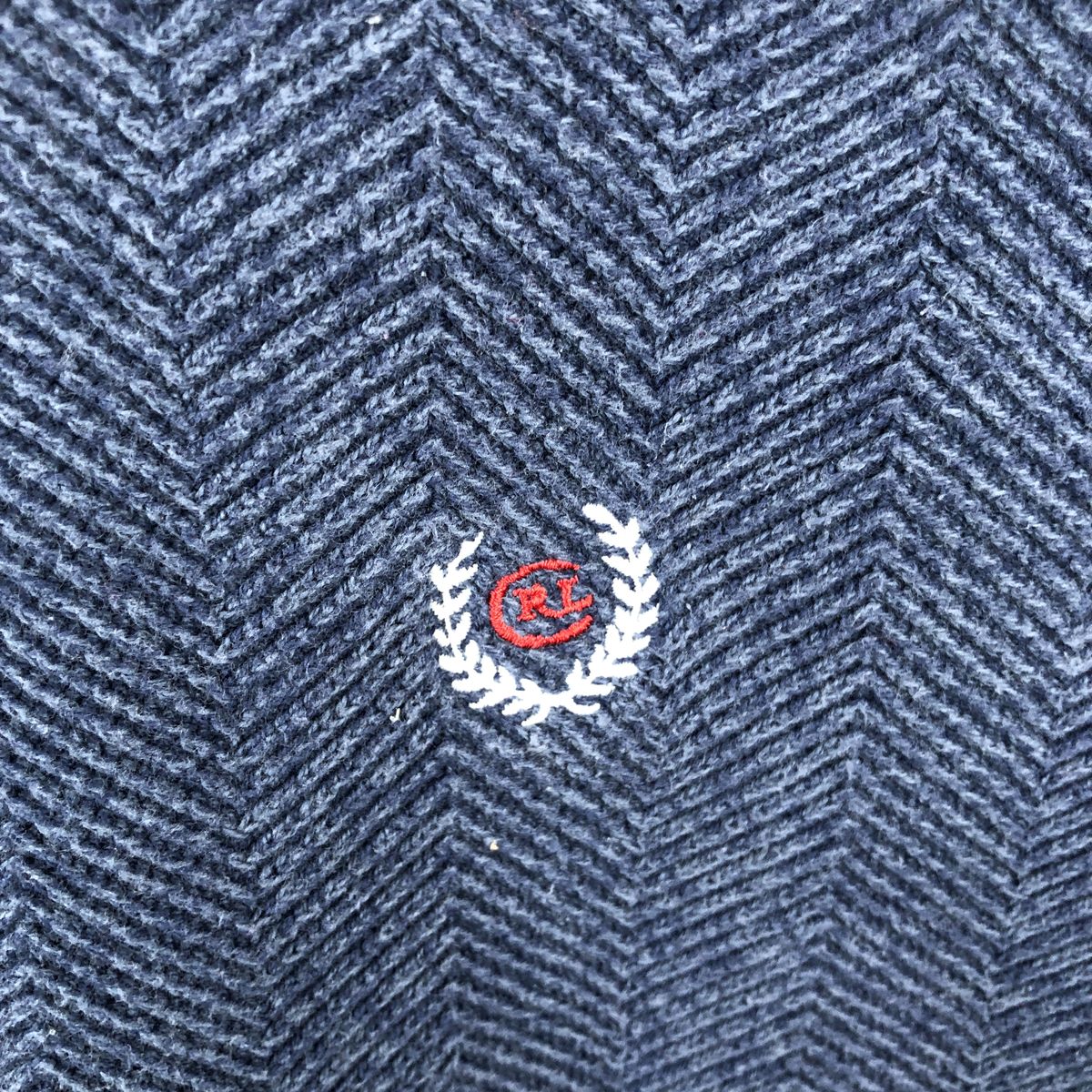 古着 ラルフローレン Ralph Lauren CHAPS チャップス ヘリンボーン コットンニットセーター メンズL相当 /eaa654437 【中古】 【260829】