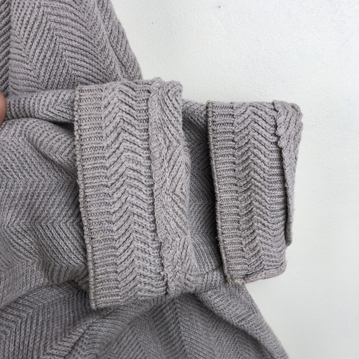 古着 ラルフローレン Ralph Lauren CHAPS チャップス ヘリンボーン コットンニットセーター メンズXL相当 /eaa654456 【中古】 【260820】