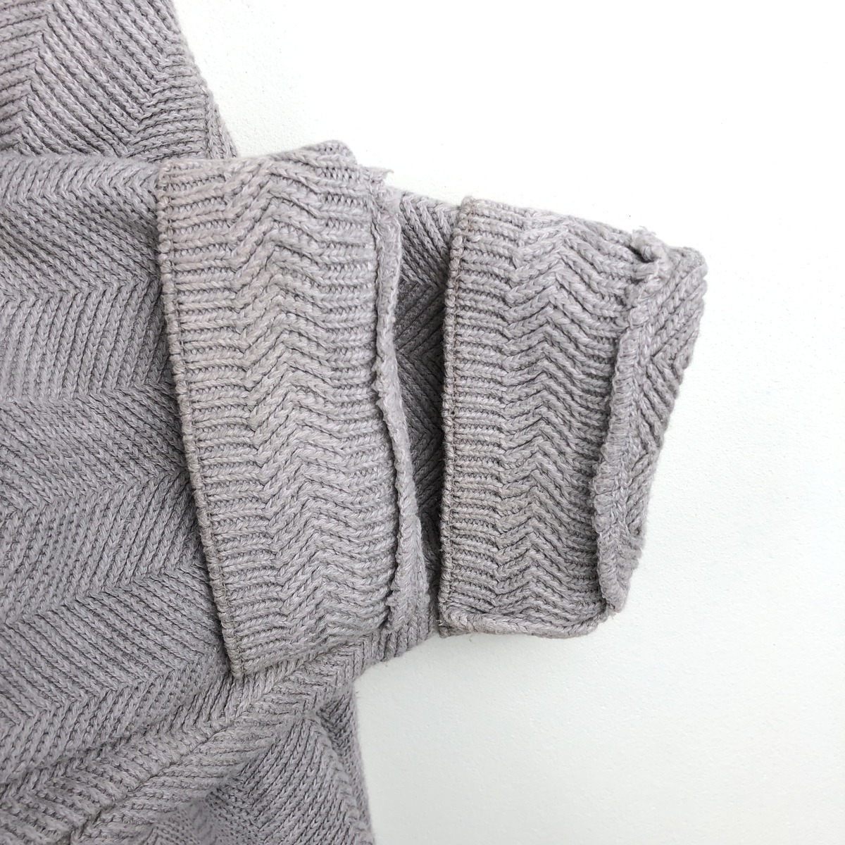 古着 ラルフローレン Ralph Lauren CHAPS チャップス ヘリンボーン コットンニットセーター メンズXL相当 /eaa654456 【中古】 【260820】