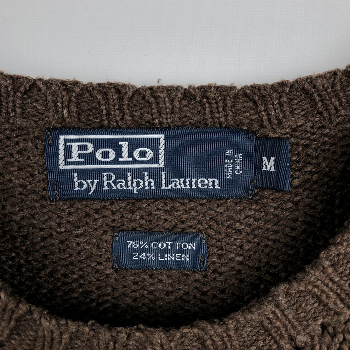 古着 ラルフローレン Ralph Lauren POLO by Ralph Lauren コットンニットセーター メンズM相当 /eaa654460 【中古】 【260821】