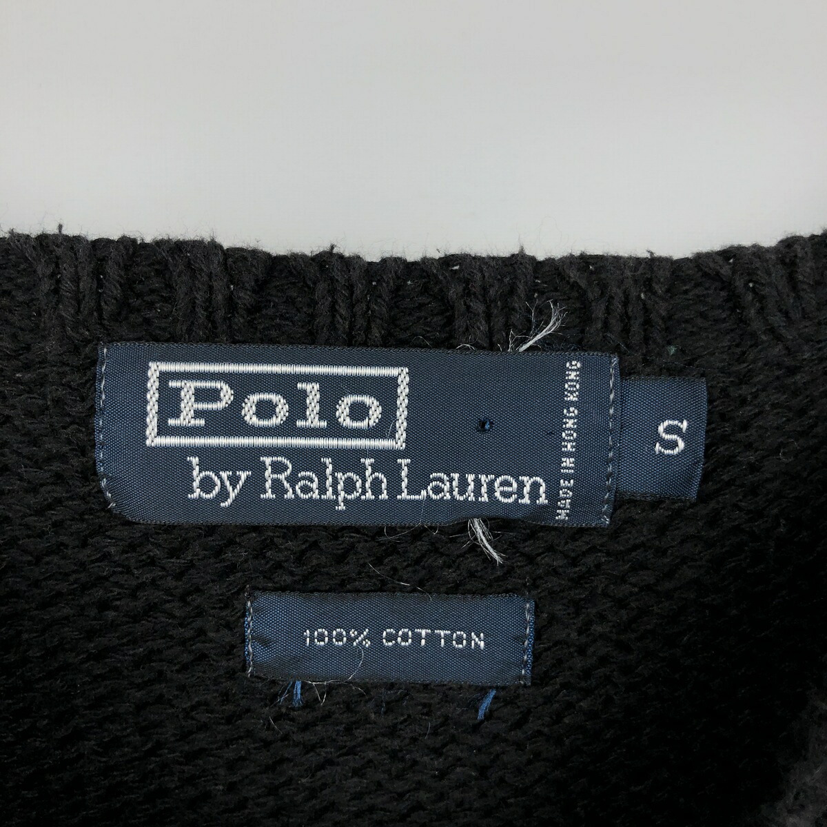 古着 ラルフローレン Ralph Lauren POLO by Ralph Lauren コットンニットセーター メンズS相当 /eaa654471 【中古】 【260827】
