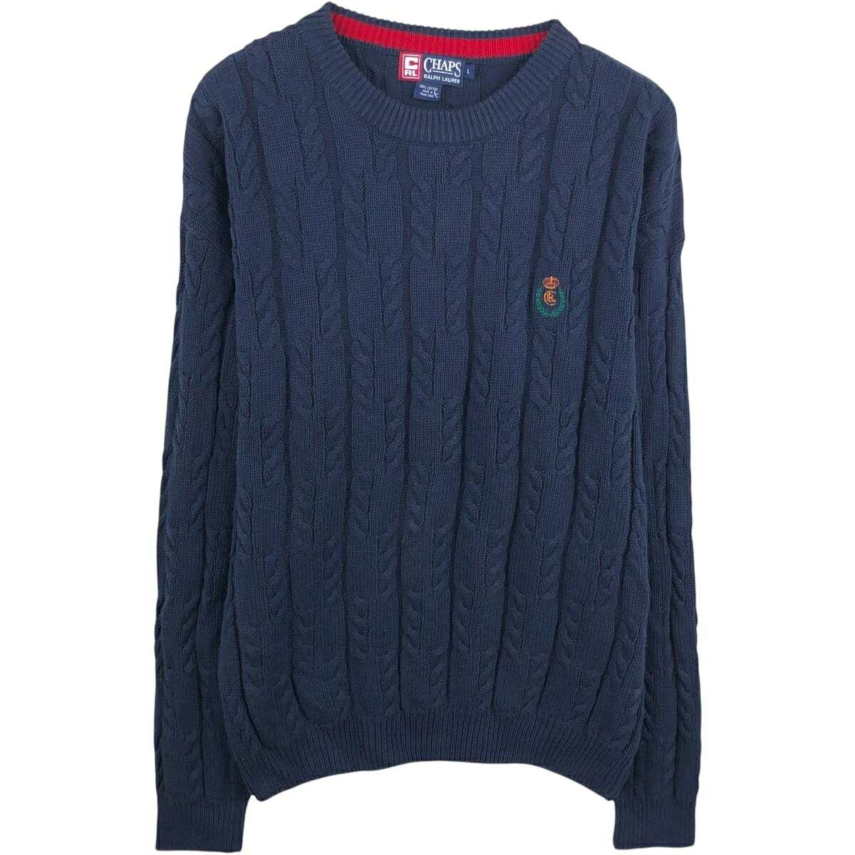 Ralph Lauren/ラルフローレン CHAPS チャップス コットンニットセーター