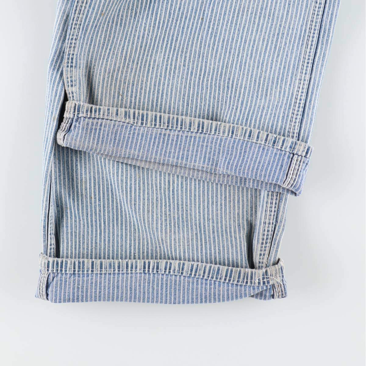 古着 90～00年代 ディッキーズ Dickies ヒッコリーストライプ ヒッコリーストライプ オーバーオール メンズw36相当 ヴィンテージ /eaa654616 【中古】 【260704】