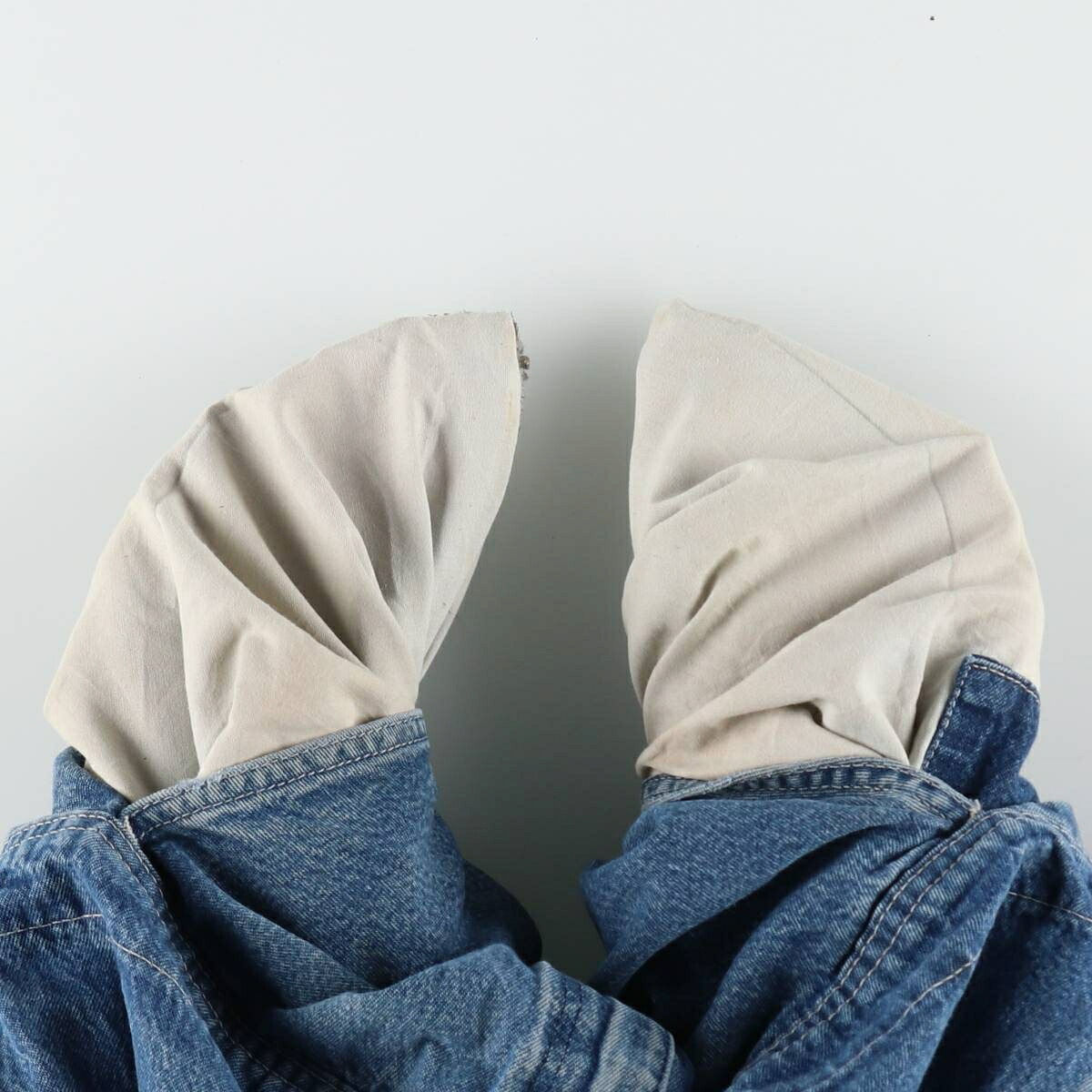 古着 カーハート Carhartt ロゴパッチ デニムオーバーオール メンズw43相当 /eaa654619 【中古】 【260731】