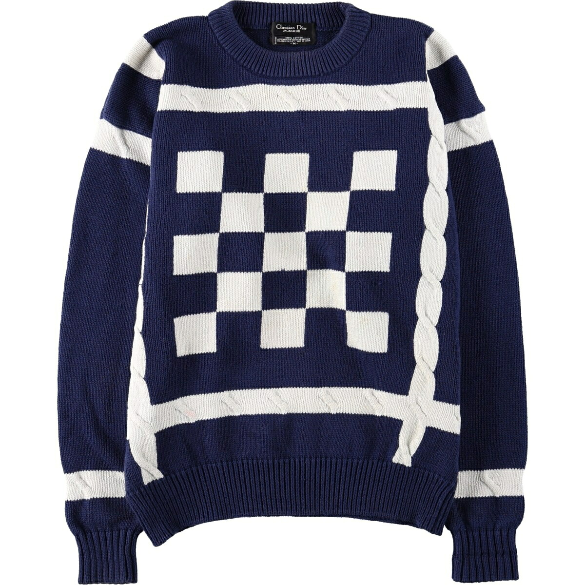 Christian Dior/クリスチャンディオール MONSIEUR コットンニットセーター