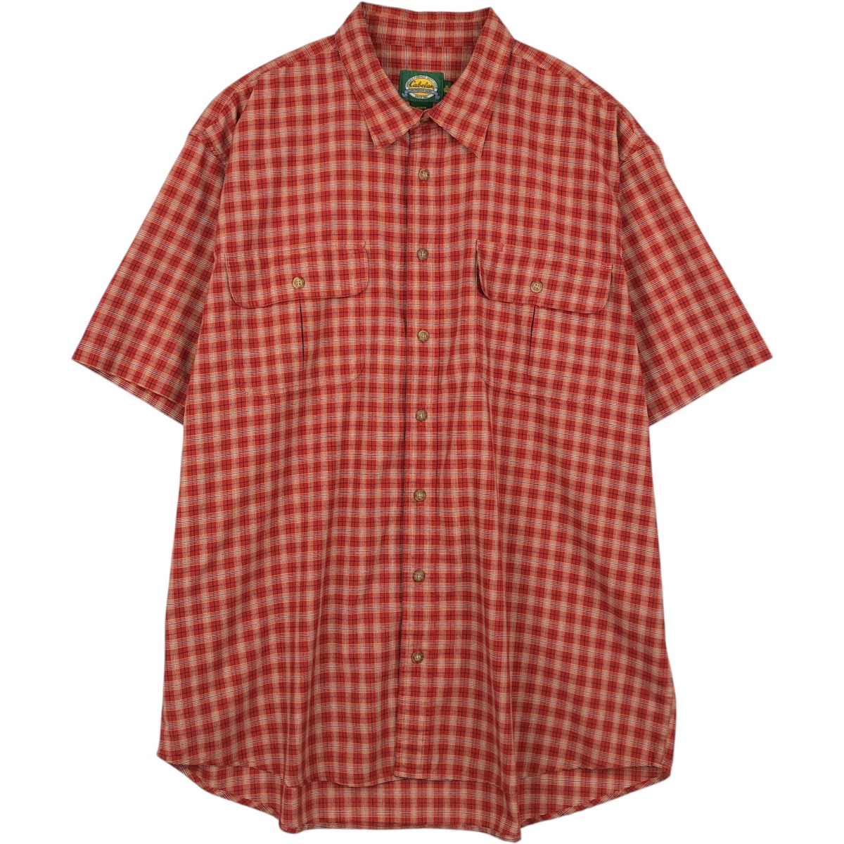 Cabelas/カベラス 半袖 ポリコットンシャツ