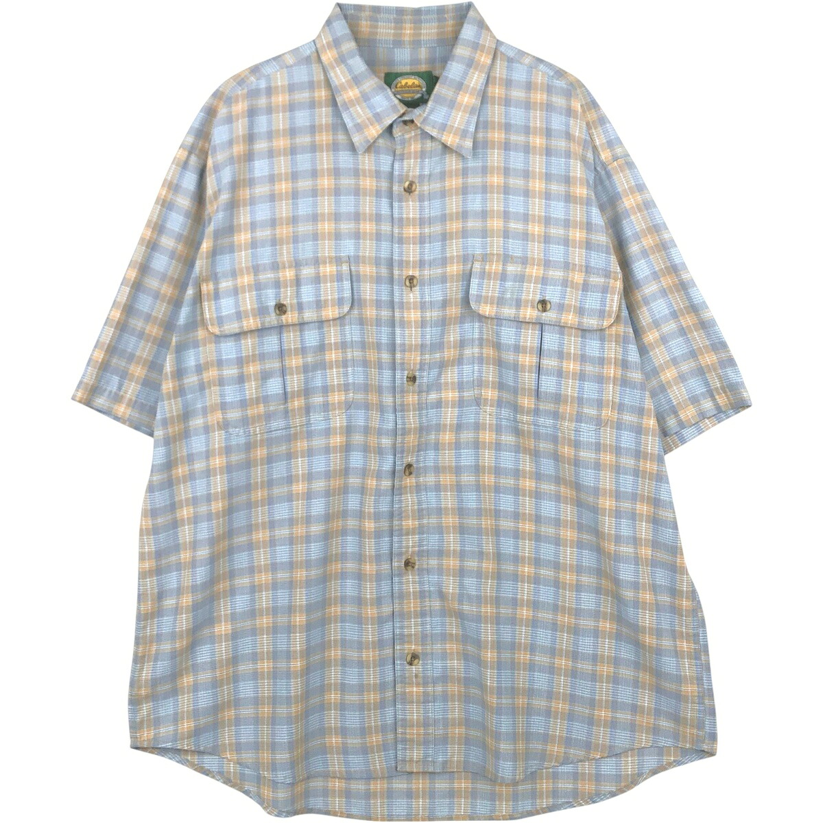Cabelas/カベラス 半袖 ポリコットンシャツ