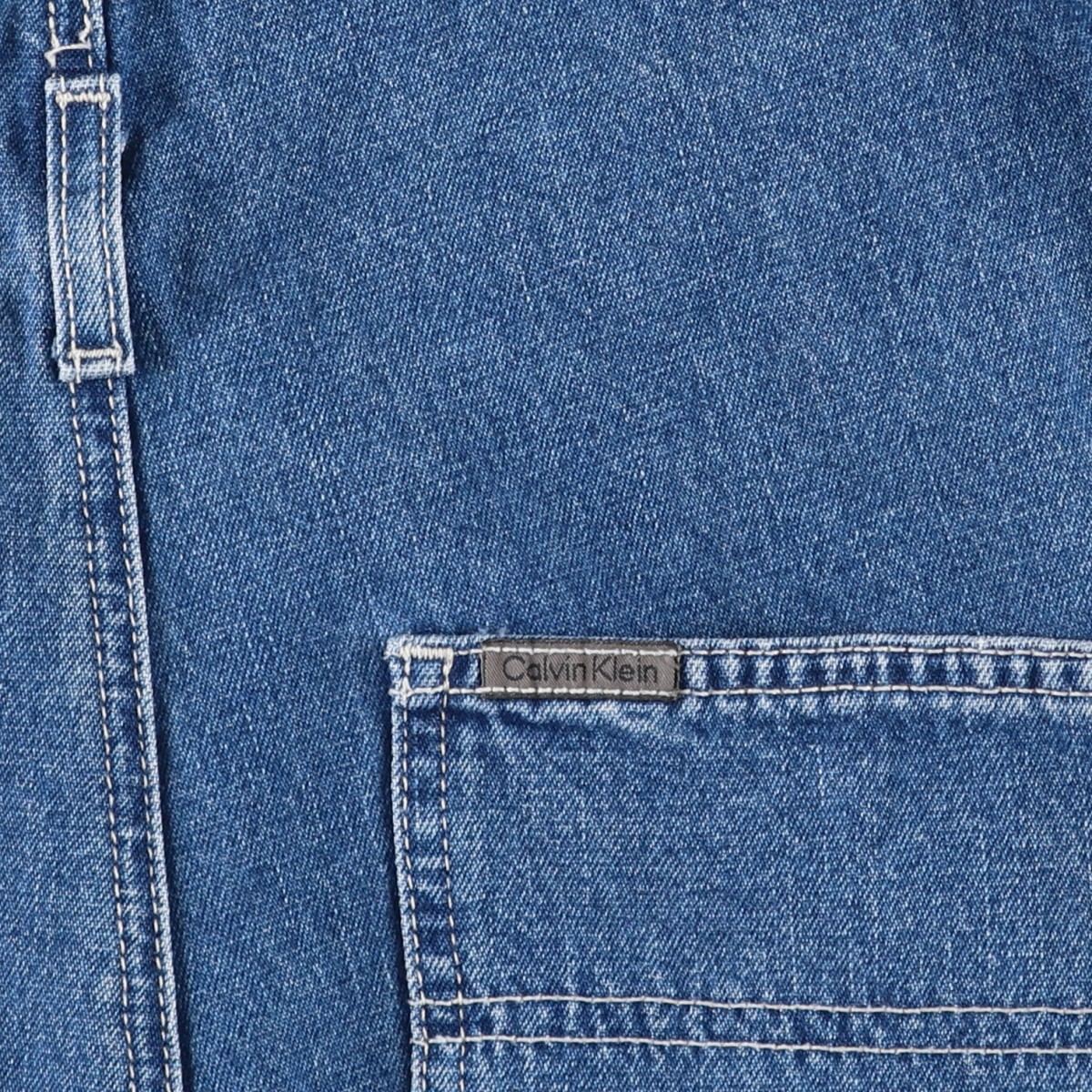 古着 90～00年代 カルバンクライン Calvin klein デニムオーバーオール メンズw31相当 ヴィンテージ ハンマーループ /eaa656766 【中古】 【260723】 【GR-NV】