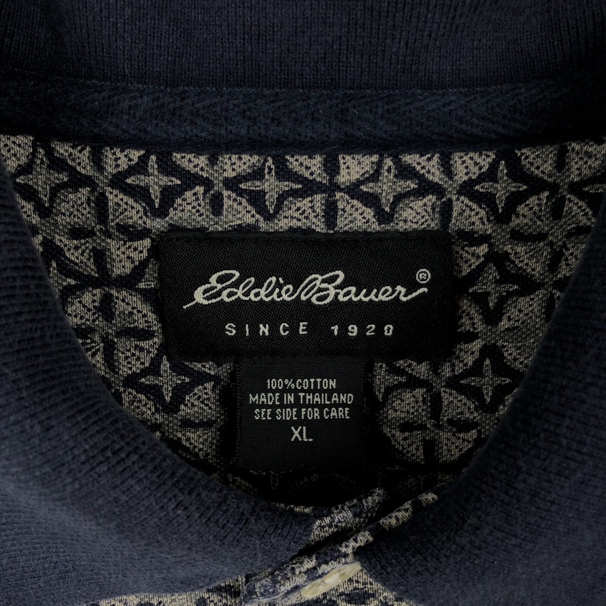 古着 エディーバウアー Eddie Bauer 総柄 半袖 ポロシャツ メンズXL相当 /eaa657498 【中古】 【260809】