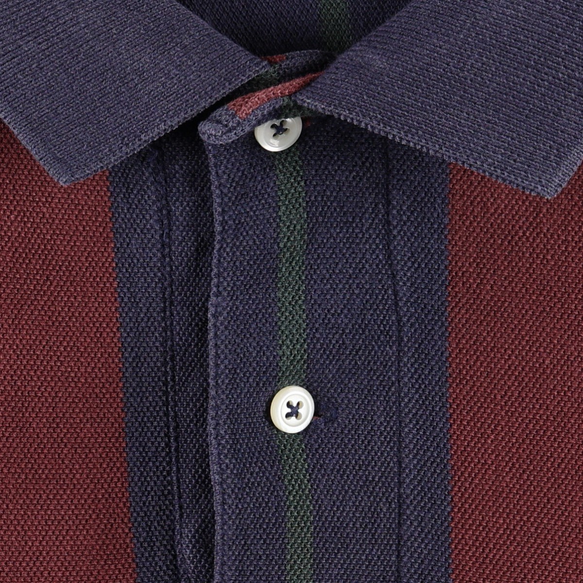 古着 ラルフローレン Ralph Lauren POLO by Ralph Lauren マルチストライプ 半袖 ストライプ ポロシャツ USA製 メンズL相当 /eaa657521 【中古】 【260822】