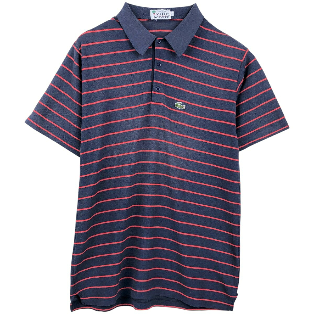 LACOSTE/ラコステ IZOD 半袖 ボーダー ポロシャツ