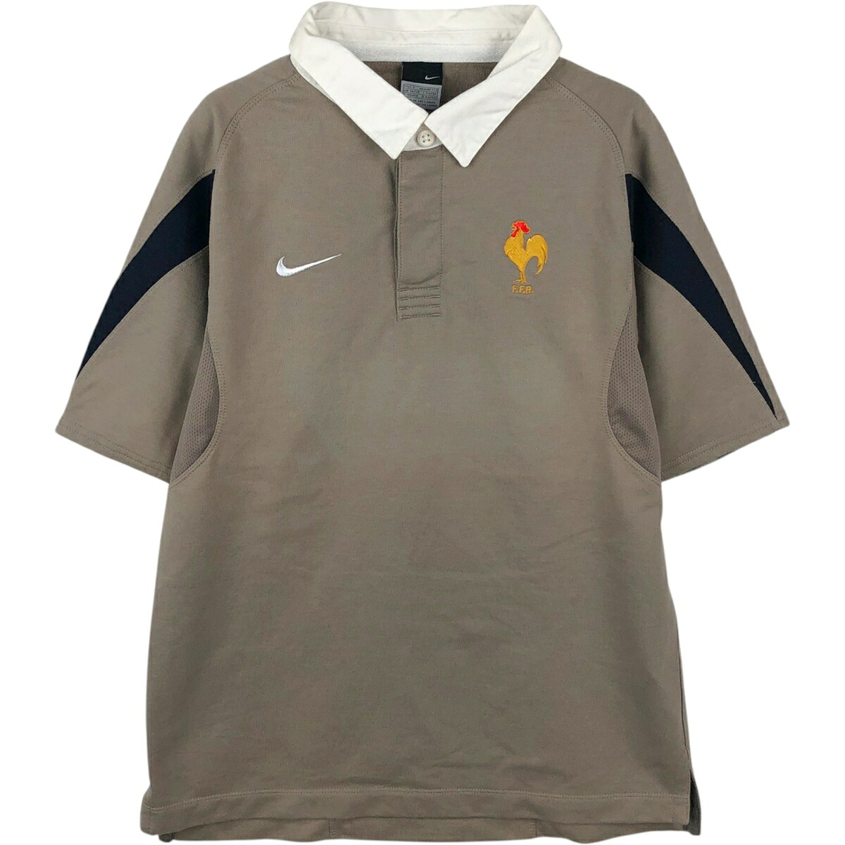 NIKE/ナイキ FFR フランスラグビー連盟 半袖 ラガーシャツ