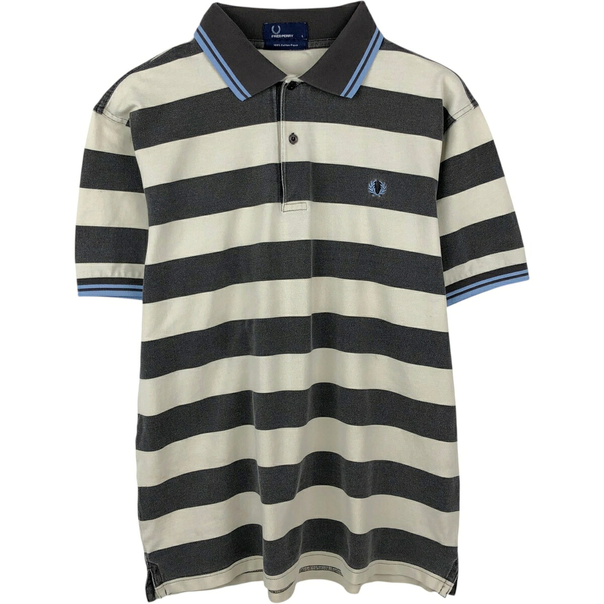 FRED PERRY/フレッドペリー 半袖 ボーダー ポロシャツ