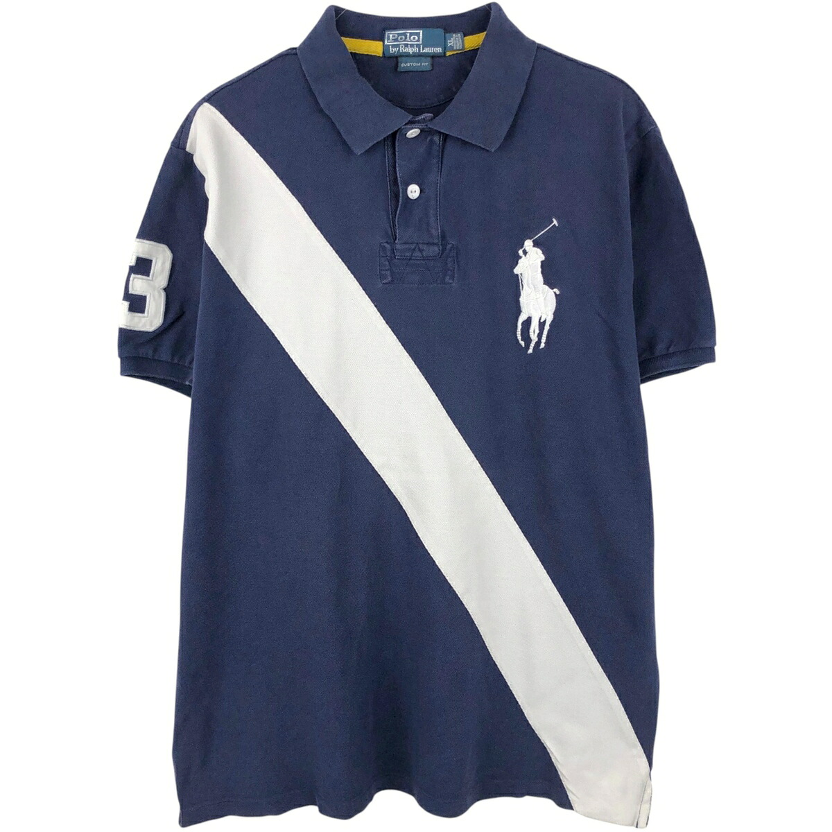 Ralph Lauren/ラルフローレン POLO by Ralph Lauren CUSTOM FIT 半袖 ラガーシャツ