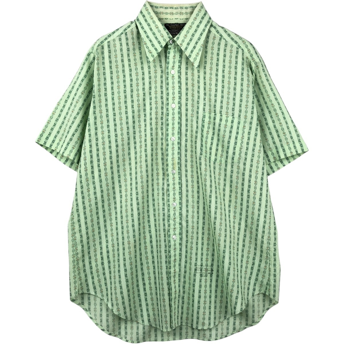 Sears/シアーズ The Men's Store 半袖 ポリコットンシャツ