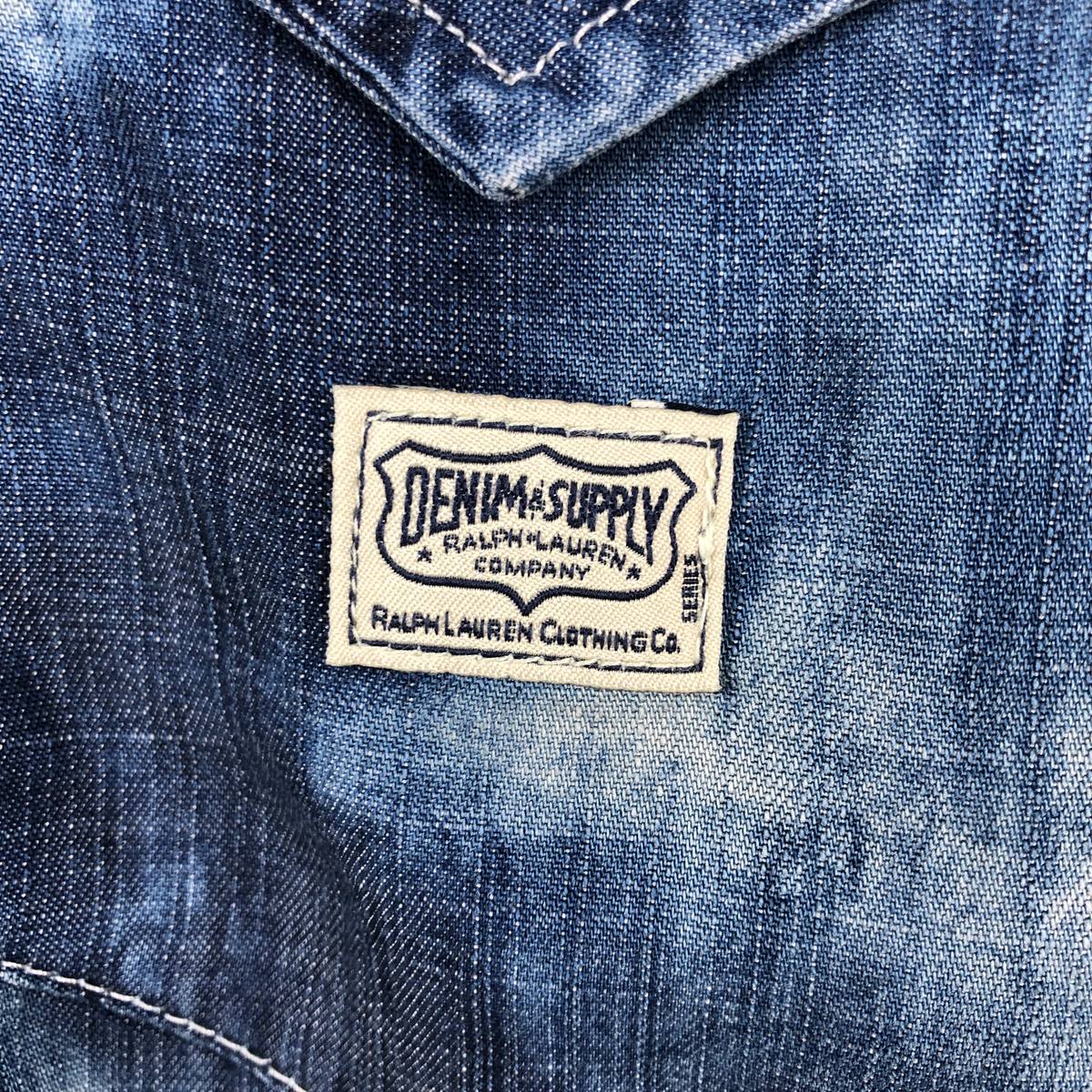 古着 ラルフローレン Ralph Lauren DENIM&SUPPLY デニム&サプライ タイダイ柄 長袖 ウエスタンシャツ メンズM相当 /eaa659954 【中古】 【260731】