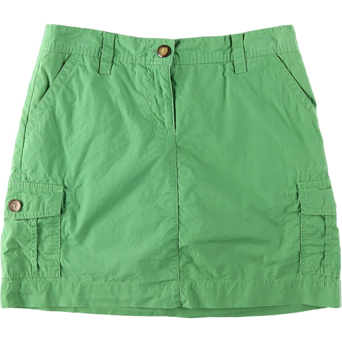 LANDS’END/ランズエンド カーゴスカート 台形 ミニスカート