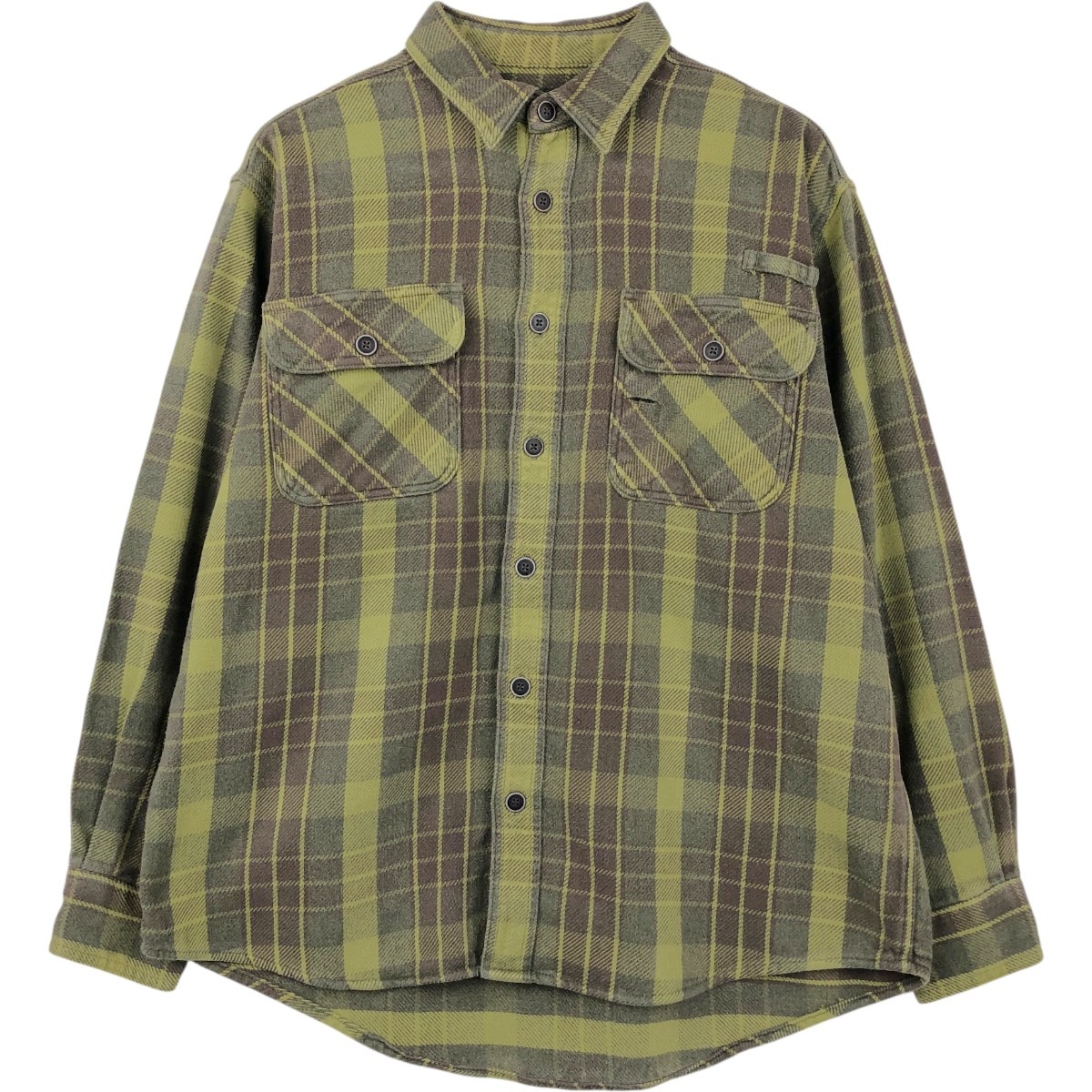 Cabelas/カベラス 長袖 フランネルチェックシャツ